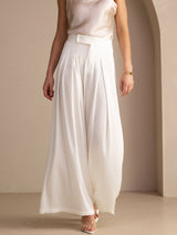[White] SilkSilky  Women's Pants 007