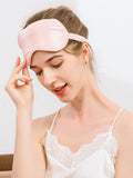 SilkSilky  19Momme Pure Silk Eye Mask Pink 006