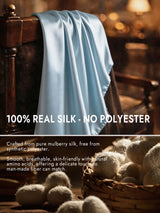 [Light Blue] SilkSilky  Scarf 003