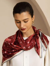 [Wine] SilkSilky Scarf 003