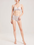 SilkSilky US Silk Knitted Bra Gray 003