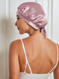 SilkSilky US Pure Silk Sleep Cap PaleMauve 005