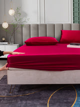 [Wine] SilkSilky  25Momme Bedding Set 006