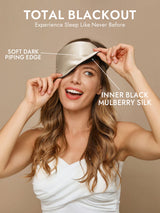 [Dark Khaki] SilkSilky  Eye Mask 002