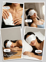 [White] SilkSilky  Pure Silk Eye Mask 007