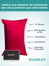 [Wine] SilkSilky  19Momme Pure Silk Pillowcase 002