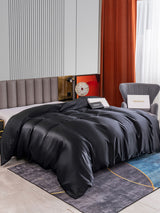 [Black] SilkSilky  22Momme Duvet Covers 002