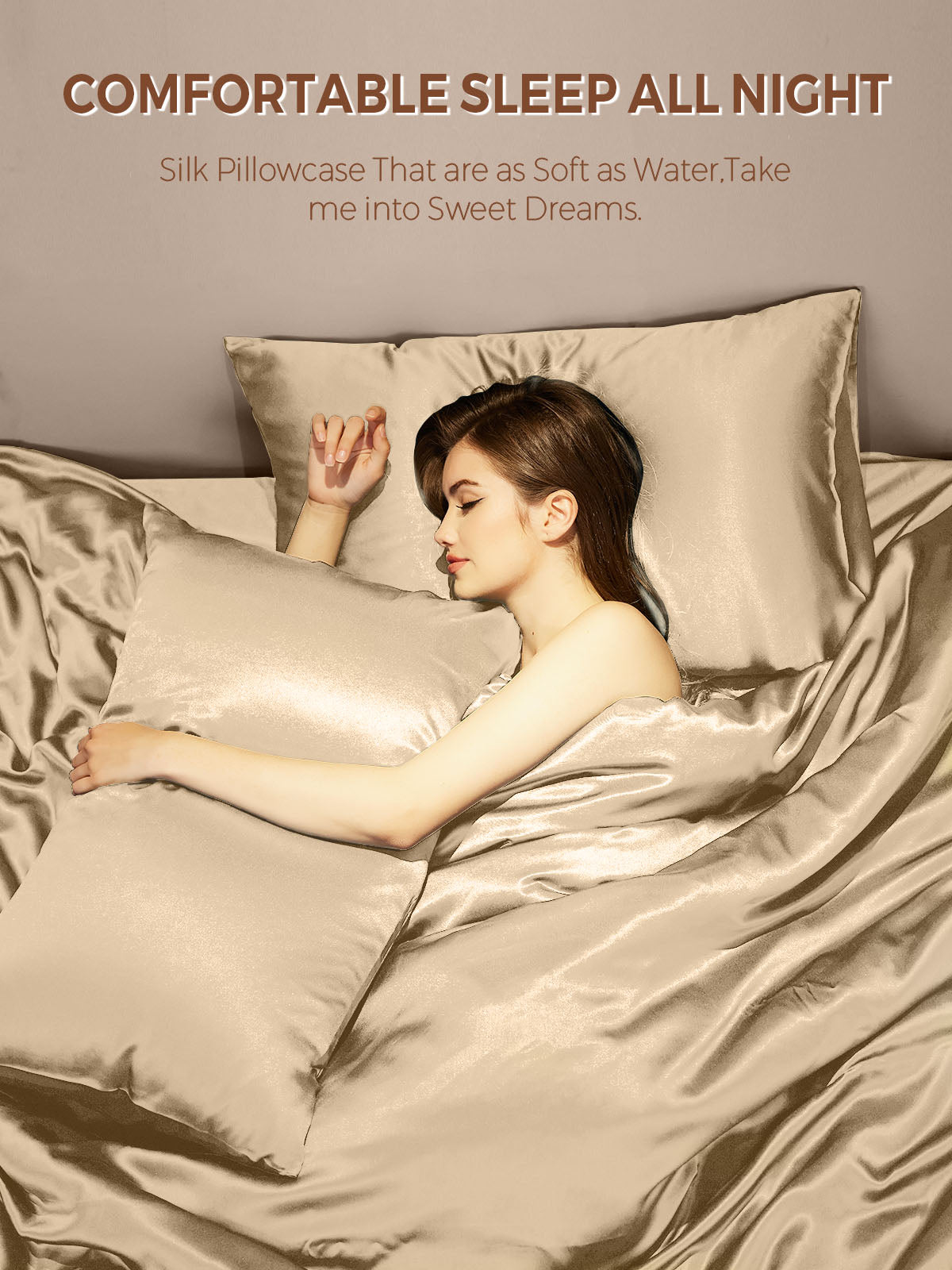 19Momme 100% Mulberry Silk Pillowcase - Envelope Closure