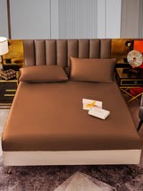 [Coffee] SilkSilky  22Momme Bedding Set 001
