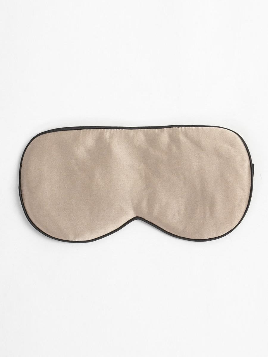 SilkSilky US 19Momme Pure Silk Eye Mask DarkKhaki 005