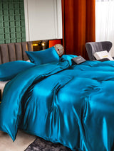 [Teal] SilkSilky  25Momme Bedding Set 005