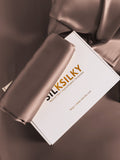 SilkSilky  19Momme Pure Silk Pillowcase Brown 008