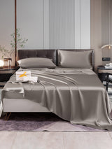 [Gray] SilkSilky  22Momme Pure Silk Bedding Set 001,
