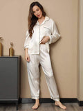 SilkSilky-US-Pure-Silk-Long-Sleeve-Lapel-Women's-Pajamas-White-004