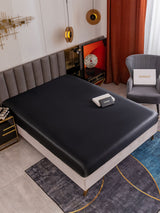 [Black] SilkSilky  19Momme Sheet 001