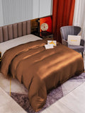 SilkSilky US 22Momme Pure Silk Duvet Cover Coffee 002