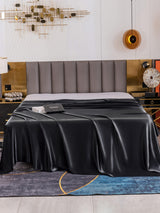 [Black] SilkSilky  19Momme Sheet 002