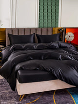 [Black] SilkSilky  25Momme Bedding Set 003