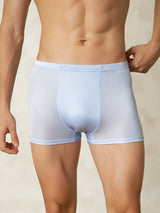 [Light Blue] SilkSilky  Silk Knitted Mens Underwear 001