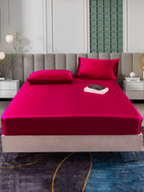 [Wine] SilkSilky  25Momme Bedding Set 002