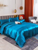 [Teal] SilkSilky  19Momme Bedding Set 004
