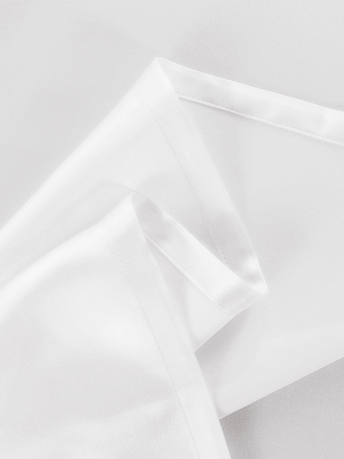 [White] SilkSilky  22Momme Pure Silk Sheet 005