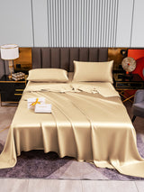 [Beige] SilkSilky  22Momme Pure Silk Bedding Set 001,