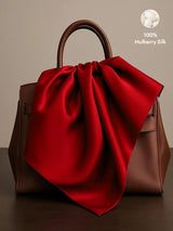 [Red] SilkSilky  Scarf 001