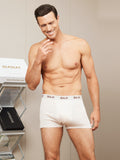 SilkSilky US Silk Knitted Mens Underwear Beige 001