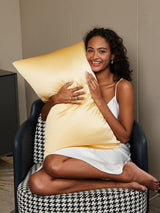 [Beige] SilkSilky Pillowcase 002