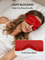 [Dark Red] SilkSilky  Eye Mask 003