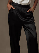 [Black] SilkSilky  Women's Pants 003