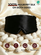 [Black] SilkSilky  Eye Mask 002