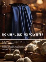 [Dark Blue] SilkSilky  Scarf 003