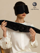 [Black] SilkSilky  Eye Mask 001