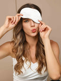 SilkSilky  19Momme Pure Silk Eye Mask White 003