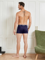 [Dark Blue] SilkSilky  Pure Silk Mens Underwear 002,