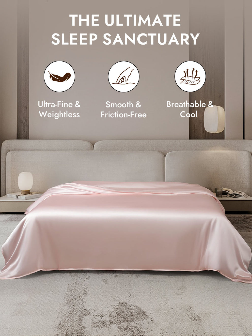 25Momme Mulberry Silk Seamless Duvet Cover