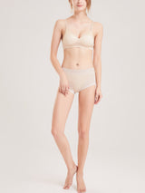 [Beige] SilkSilky  Silk Jersey Bra 004