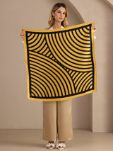 [Yellow Arcs] SilkSilky Scarf 004