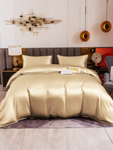 [Beige] SilkSilky  19Momme Bedding Set 005