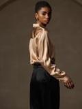 SilkSilky-US-19Momme-Silk-Blend-Long-Sleeve-Collar-Women's-Shirt-Champagne-004