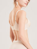 SilkSilky US Silk Knitted Bra Beige 002