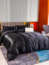 [Black] SilkSilky  22Momme Bedding Set 002