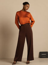 [BitterChocolate] SilkSilky 19Momme Silk Womens Pants 007