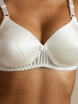 [White] SilkSilky  Bra 004
