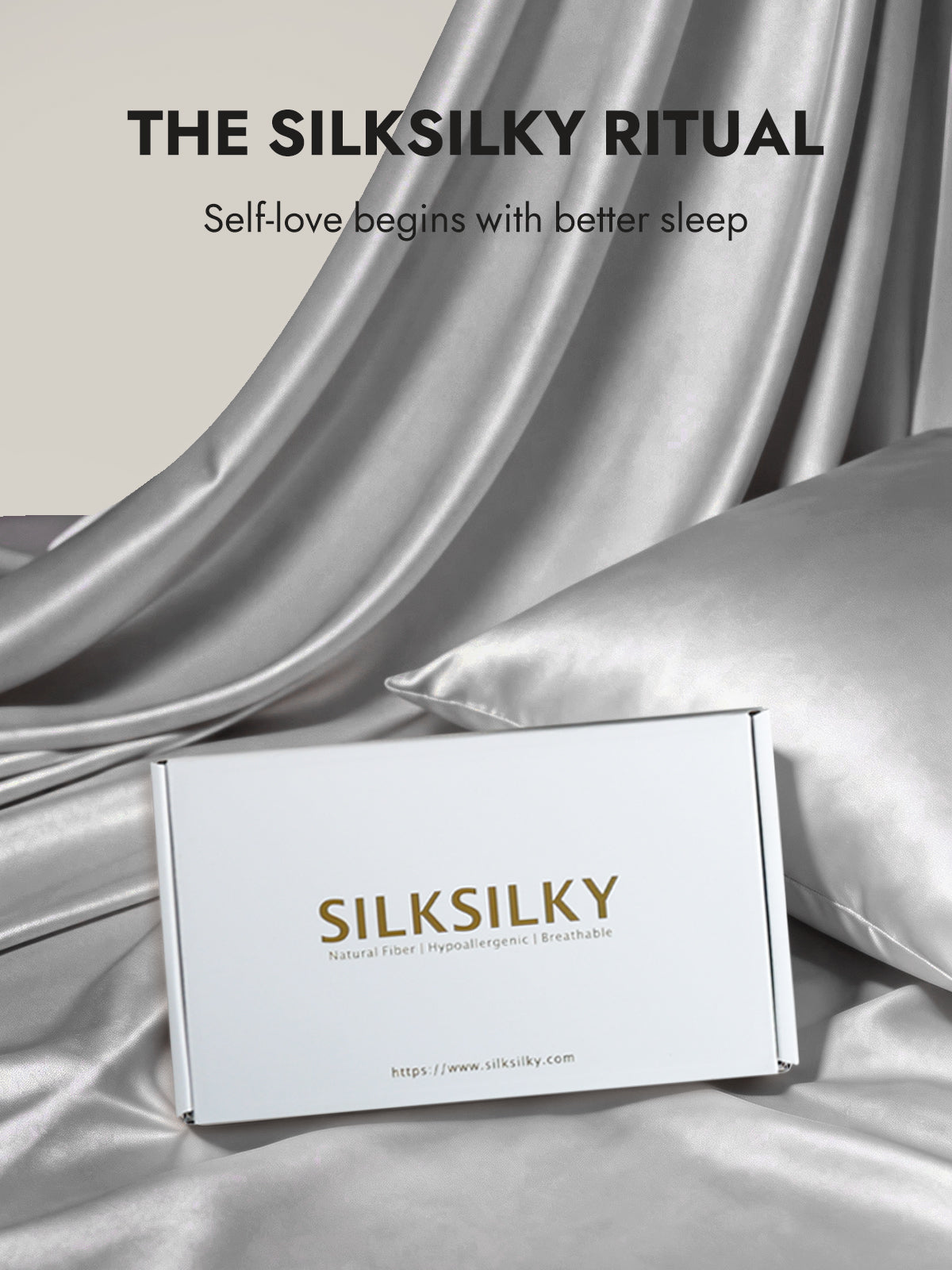 [Silver] SilkSilky  22Momme Pillowcase 007