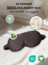 [Dark Gray] SilkSilky  Eye Mask 006