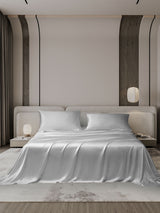 [Silver] SilkSilky  22Momme Bedding Set 001