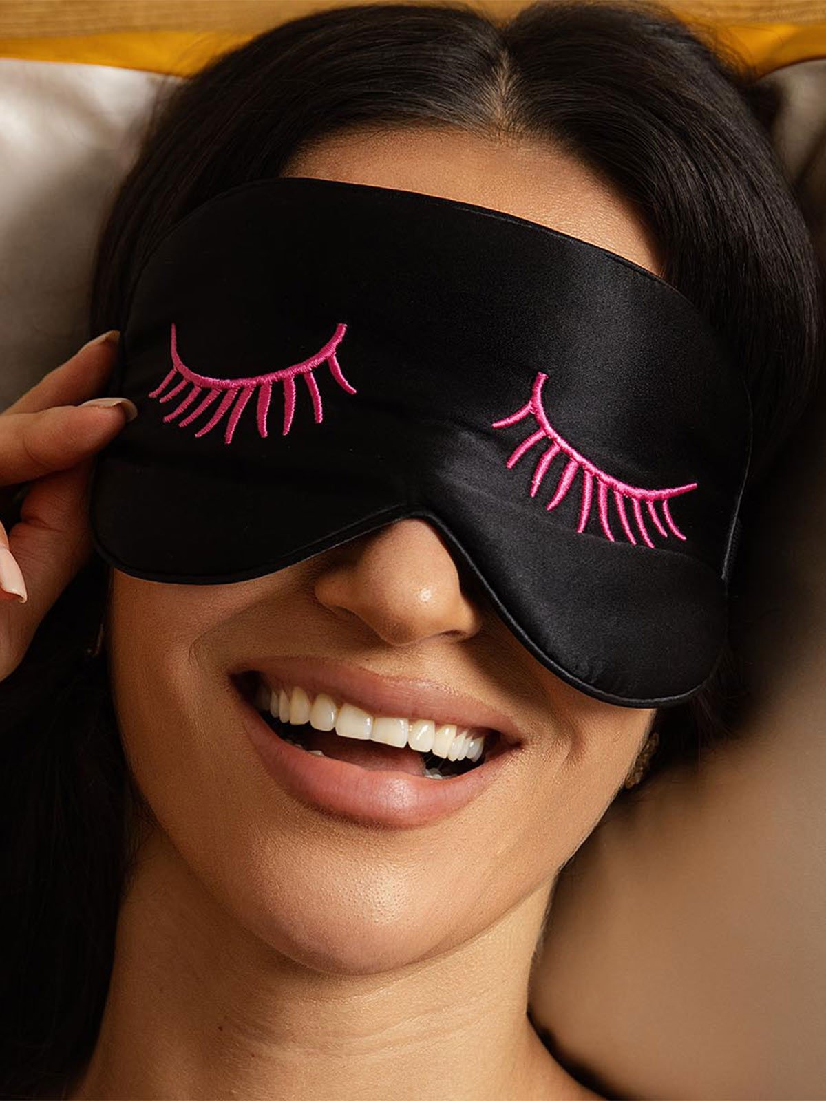 [PinkEyelashes] SilkSilky Pure Silk Eye Mask 001